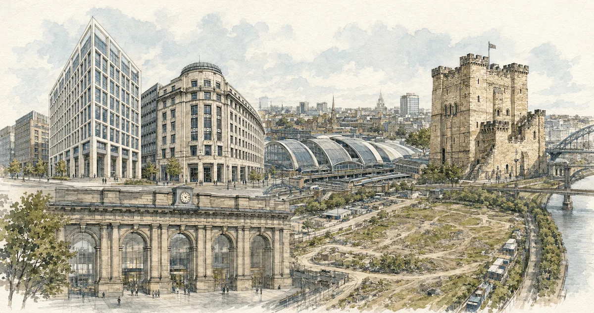 Newcastle is rebuilding its city centre on a scale it has not attempted in decades