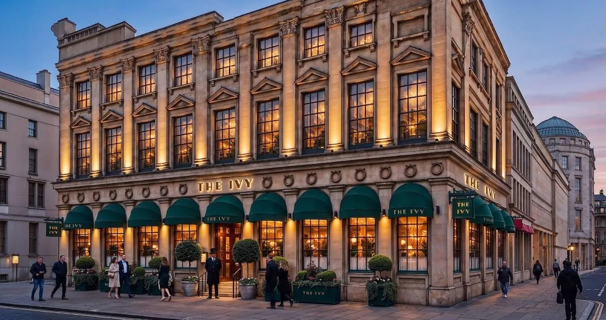 A CGI of The Ivy Newcastle at 102 Grey Street.