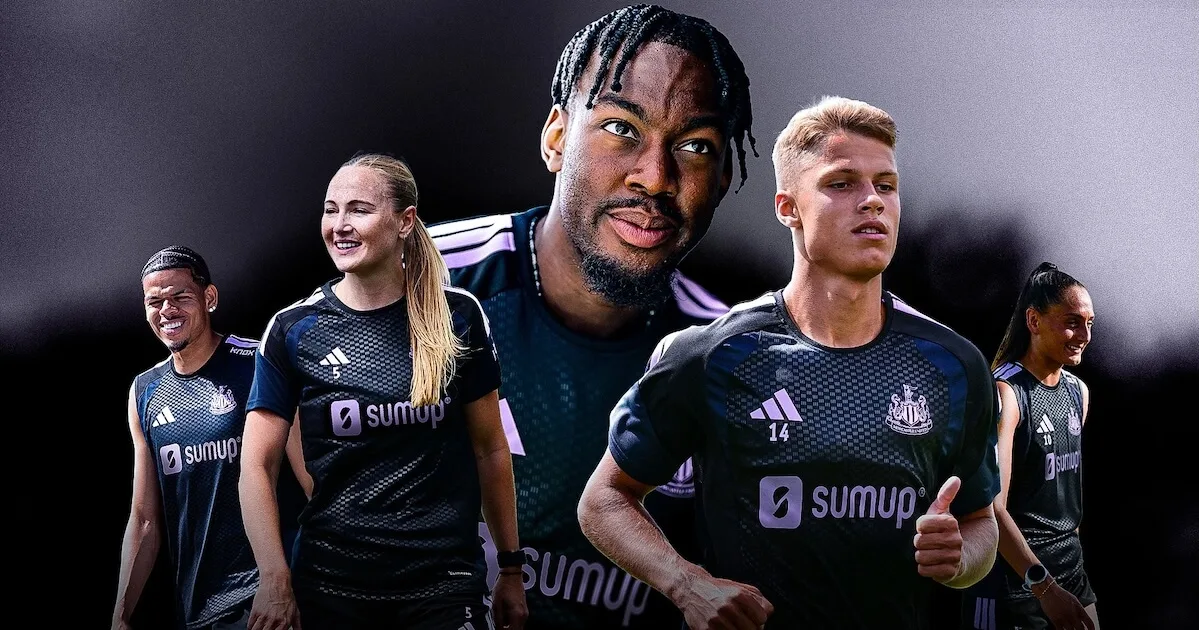 SumUp becomes Newcastle United's first front-of-training-kit sponsor in reported £5m-a-year deal