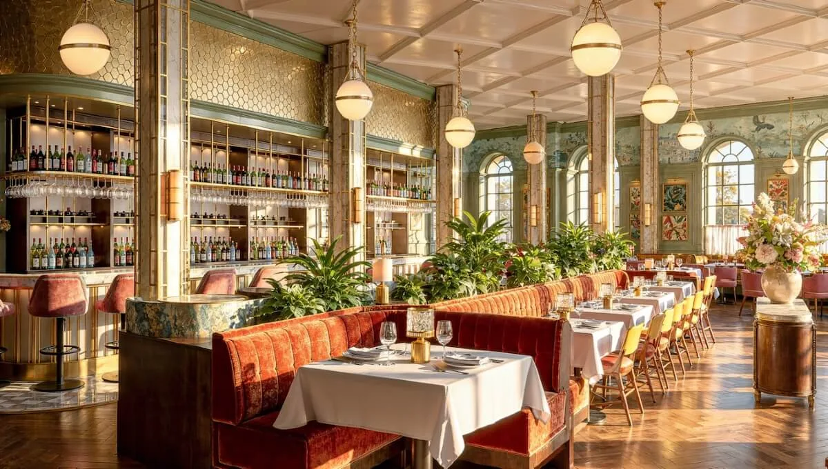 A CGI of the planned interior of The Ivy Newcastle Brasserie.