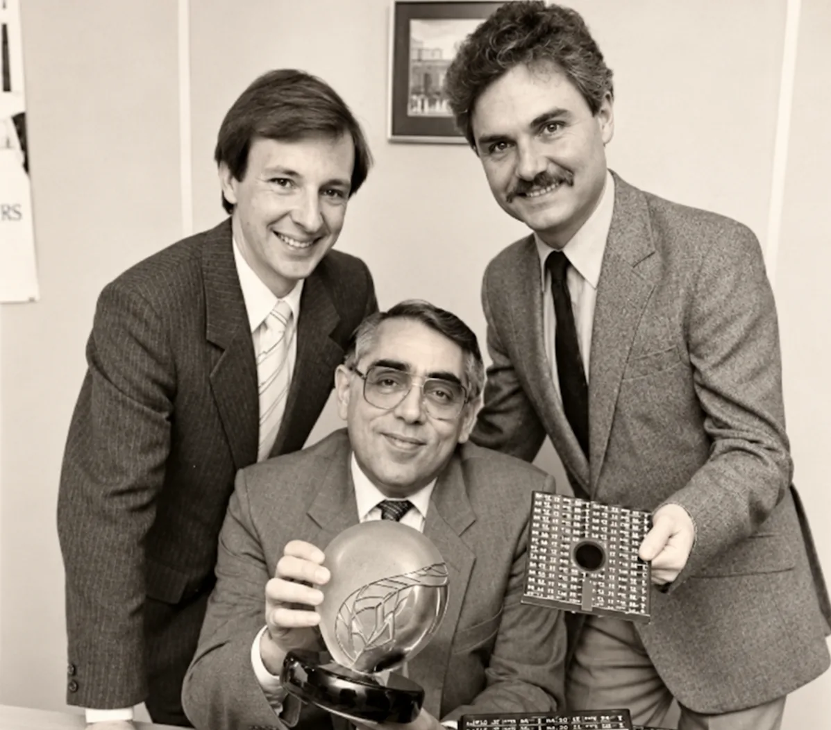 David Goldman, Tom Maxfield and Graham Wylie, c. 1986.